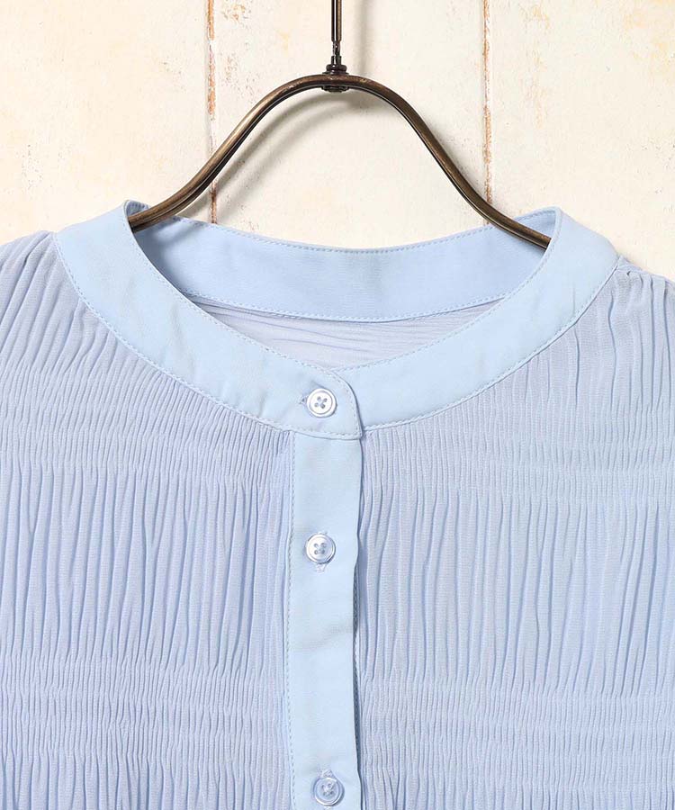 マジョリカプリーツブラウス