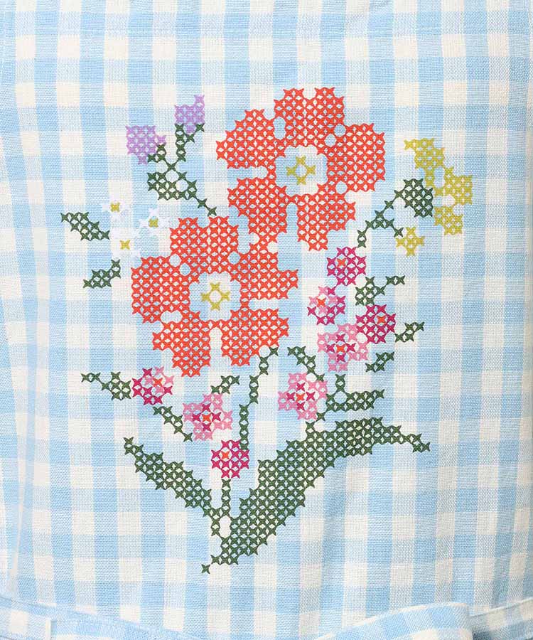 クロスブルームショートエプロン