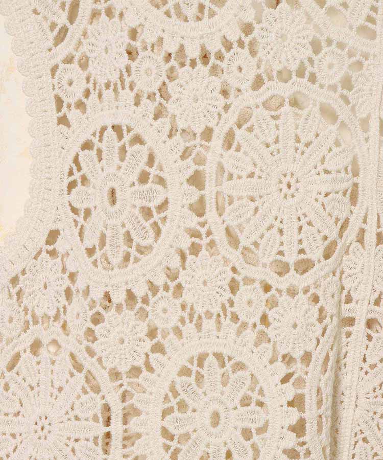 レースベストプルオーバー