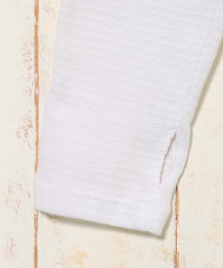 リブボトルネックロンT