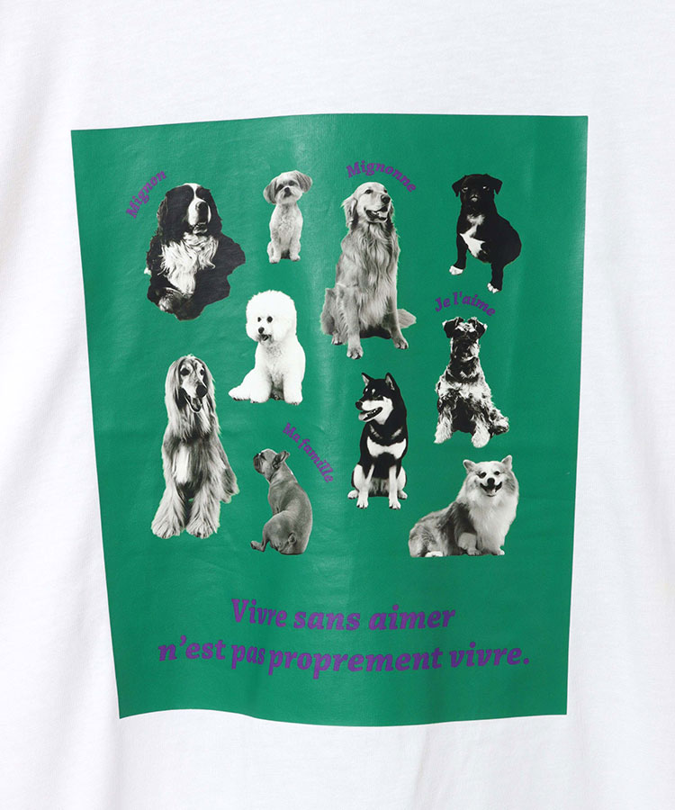 ≪SALE≫モノクロームペットTシャツ