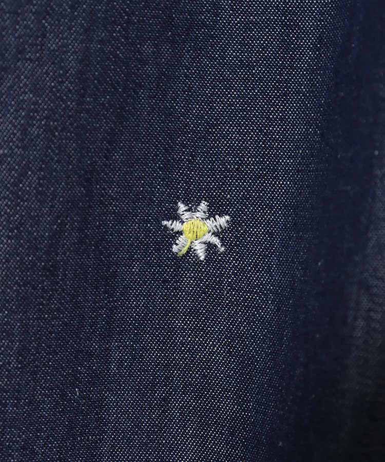 フラワー刺繍パンツ