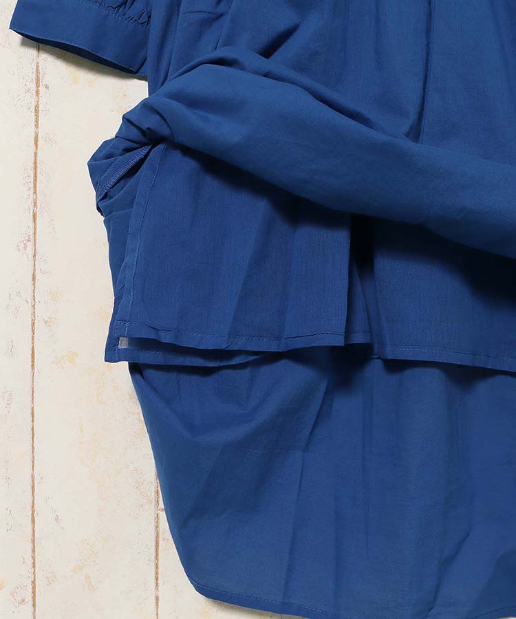 ロングスリーブシャーリングワンピース