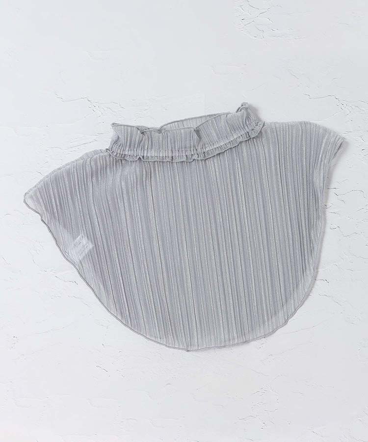 シアープリーツ付け襟