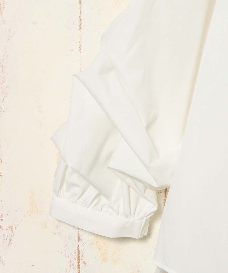 ニット付きブラウス