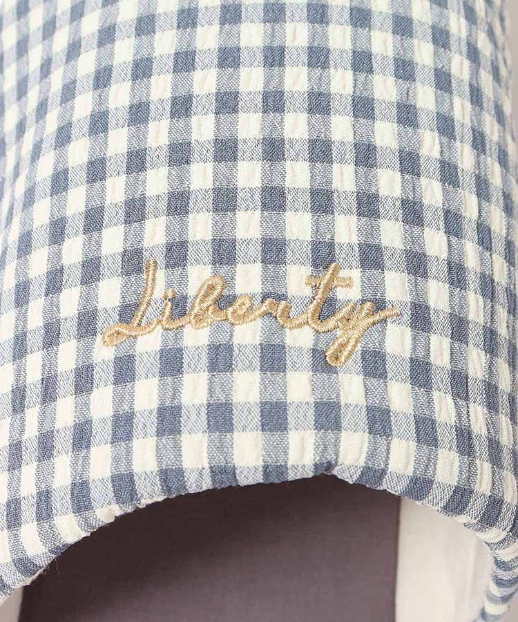 ロゴ刺繍コットンソフトスリッパ