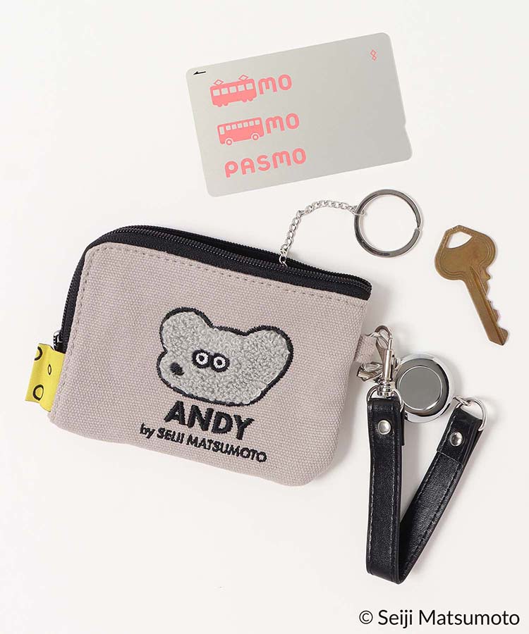 ねずみのANDYキャンバスパスケース