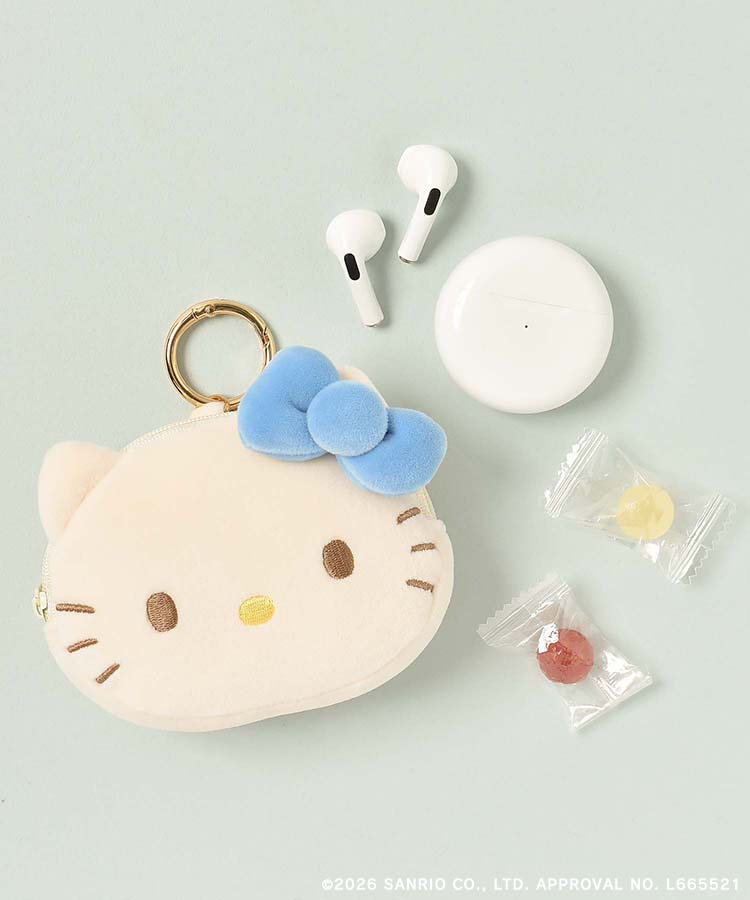 【WEB予約 3/12～順次発送】Bleu Bleuet×サンリオキャラクターズもちもちカラビナポーチ