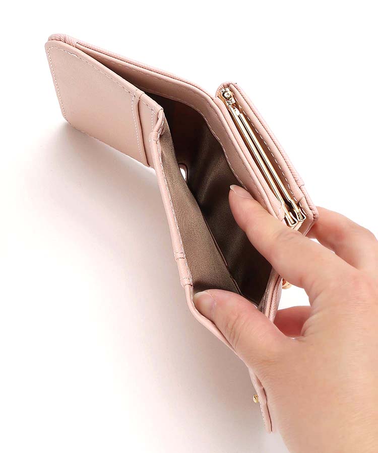 スワンエポがま口折財布