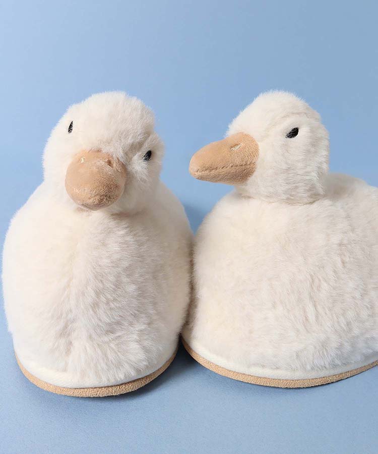 【WEB予約 4/1～順次発送】あひるダイカットスリッパ