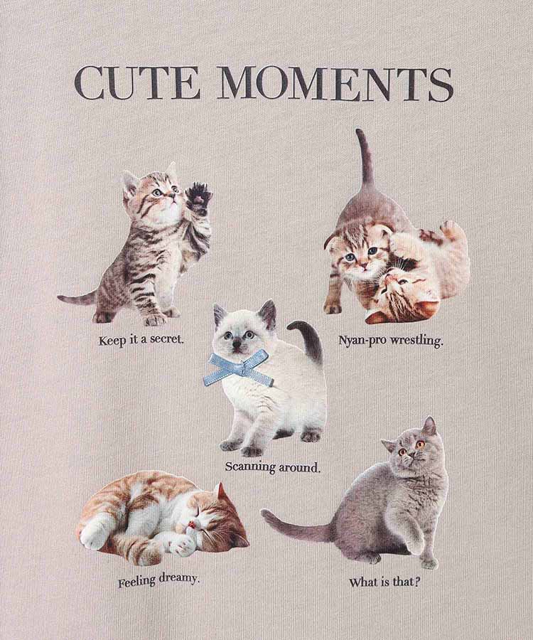 CATS CUTE MOMENTS Ｔシャツ