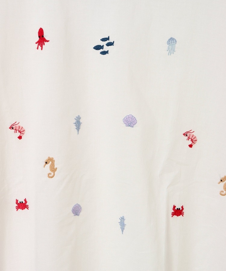 海の生き物総刺繍Tシャツ