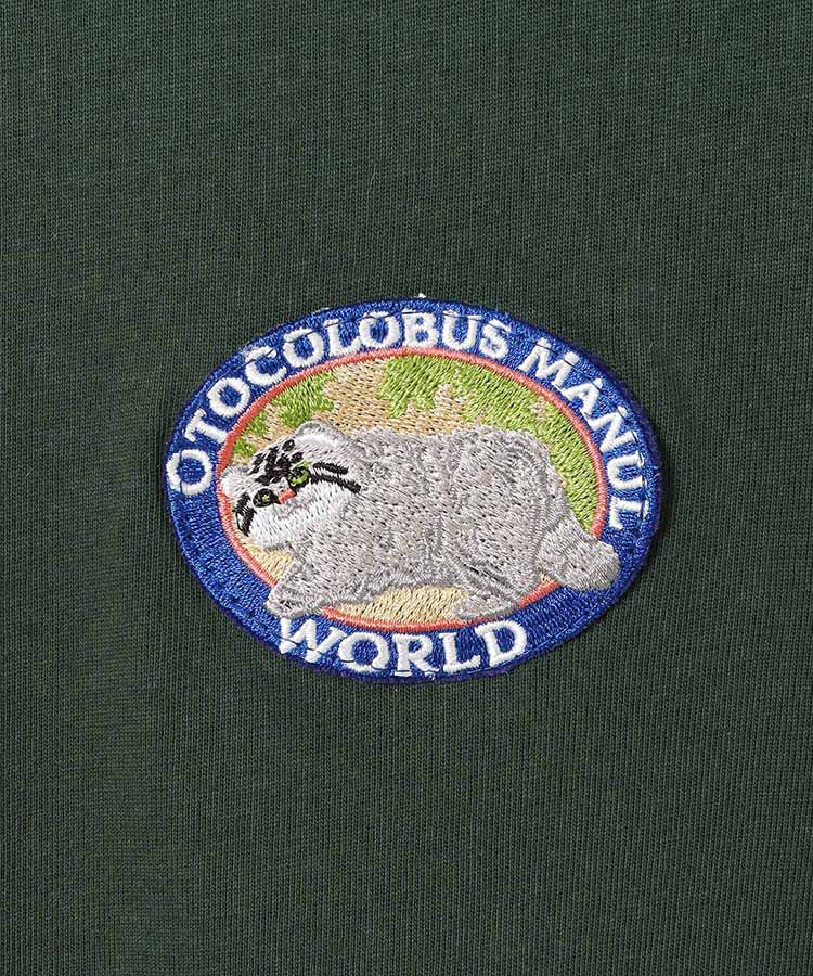 アニマルワッペン刺繍Tシャツ