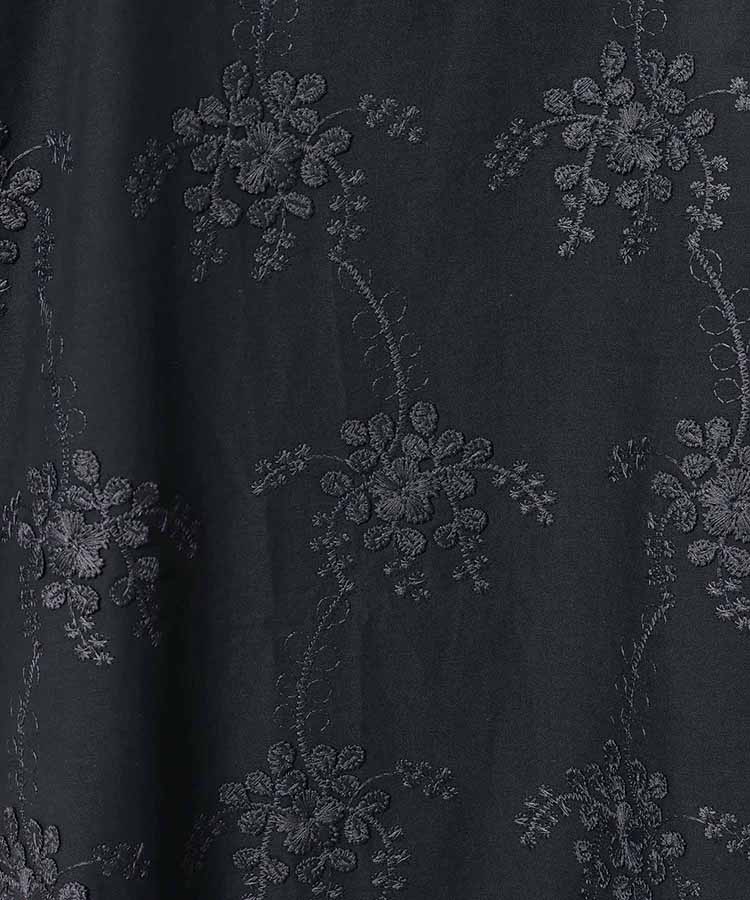 フラワー3D刺繍TシャツNO3