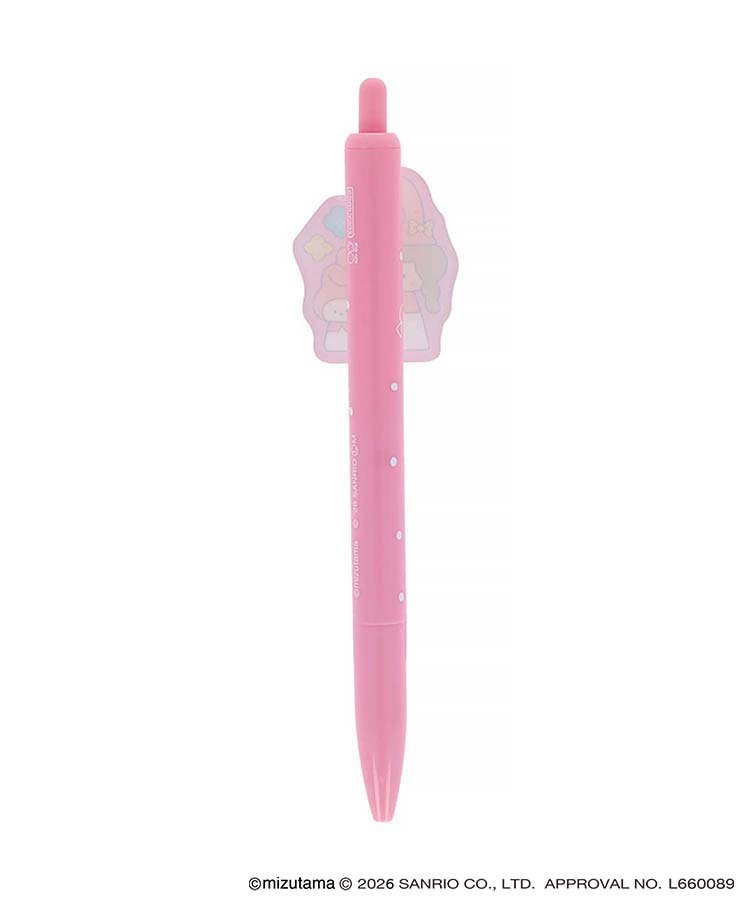mizutama×Sanrio charactersプレート付きボールペン