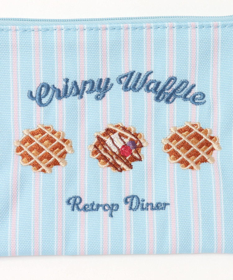 レトロップダイナーフラットポーチ