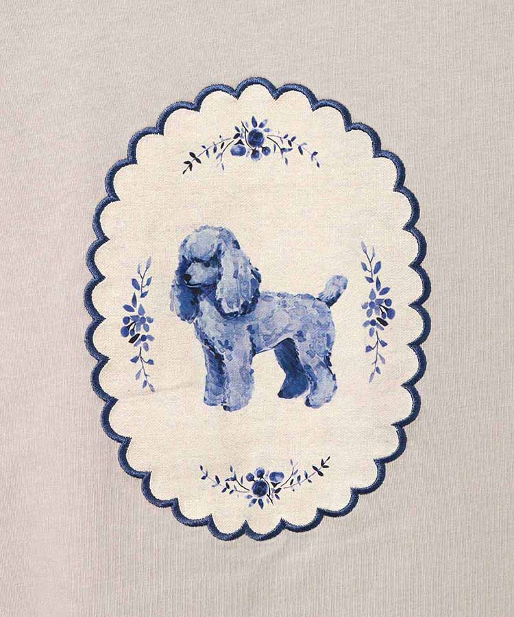 le petaleヴィンテージdogTシャツ