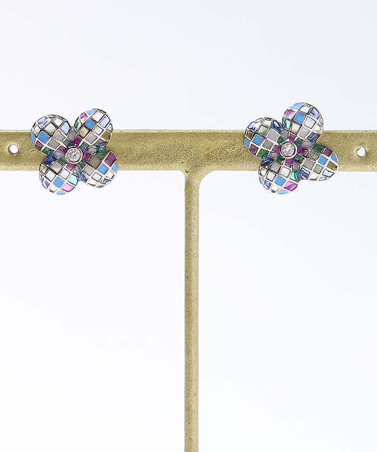 quatre fleursピアス