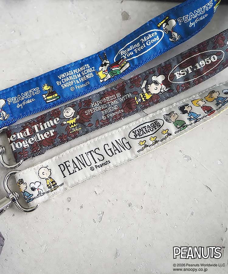 PEANUTS ストラップ付きショッパーバッグ