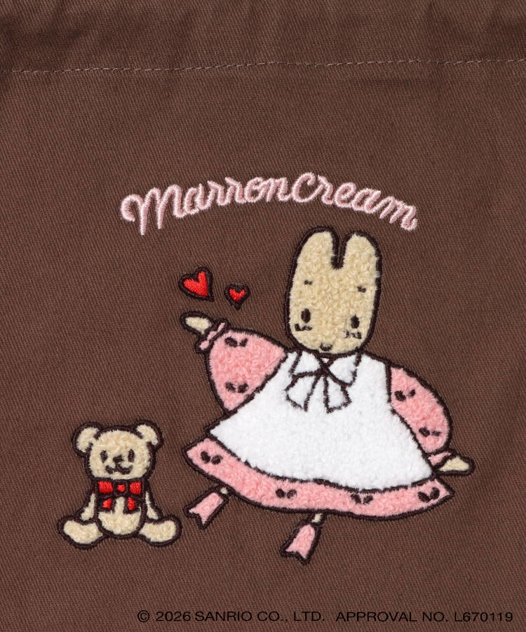 【WEB予約 8/8～順次発送】レトロサンリオキャラクターズ サガラ刺繍巾着