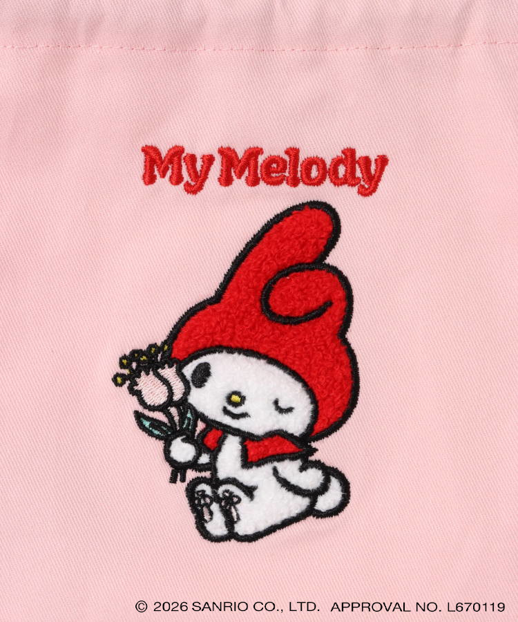【WEB予約 8/8～順次発送】【WEB限定】レトロサンリオキャラクターズ サガラ刺繍巾着