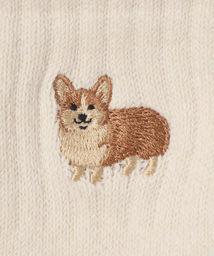 dog刺繍ソックス