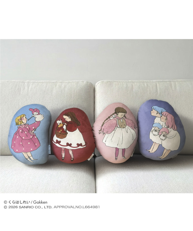 【WEB限定】くらはしれい×サンリオキャラクターズ ダイカットクッション