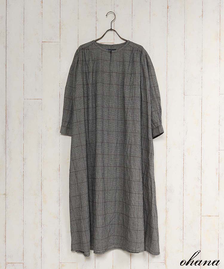 ≪SALE≫＜ohana＞Aラインシャーリングワンピース