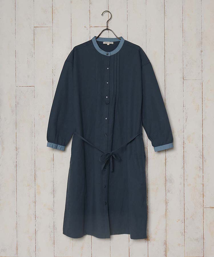 ≪SALE≫実りの柄シャツワンピース
