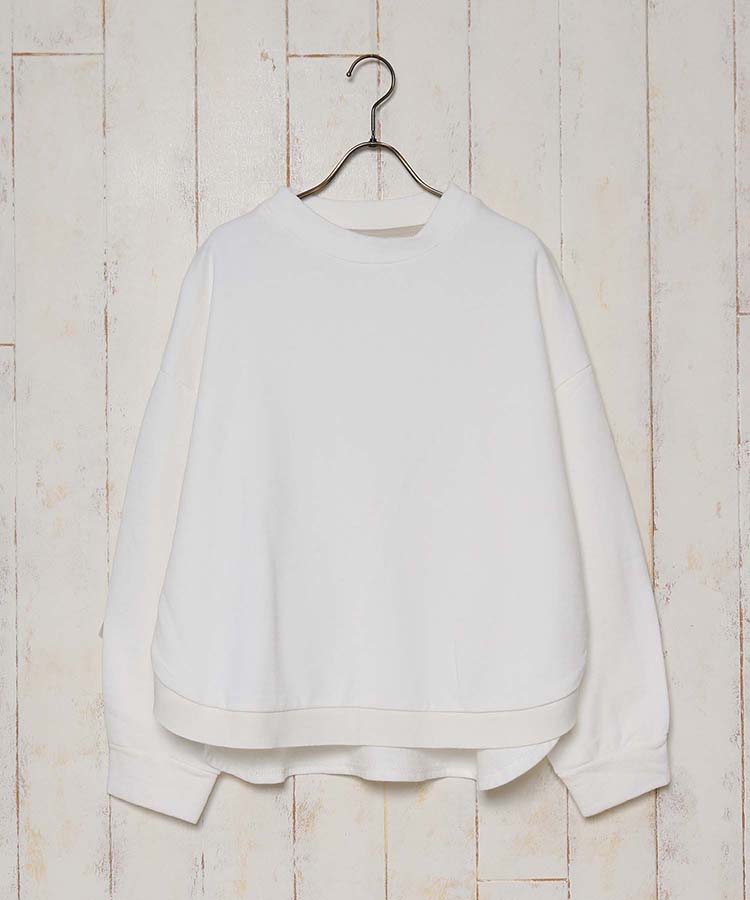 ≪SALE≫袖リブ切り替えプルオーバー