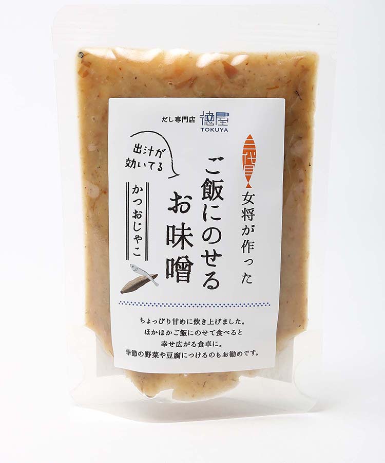 女将が作ったご飯にのせるお味噌