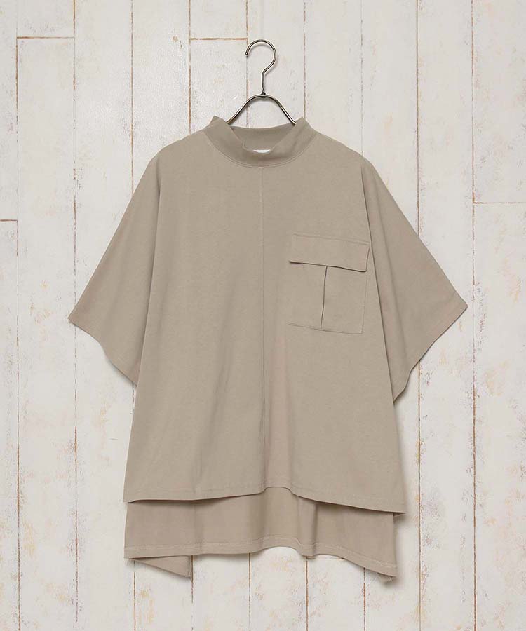 ≪OUTLET≫ポンチョシルエットTシャツ