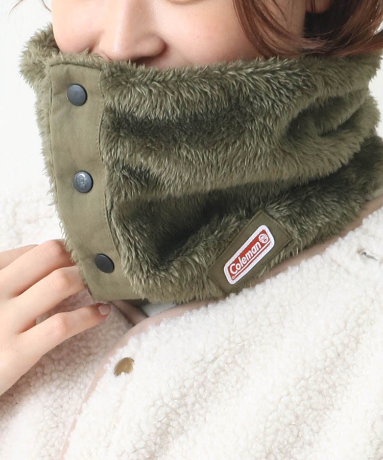 ≪OUTLET≫colemanボアネックウォーマー