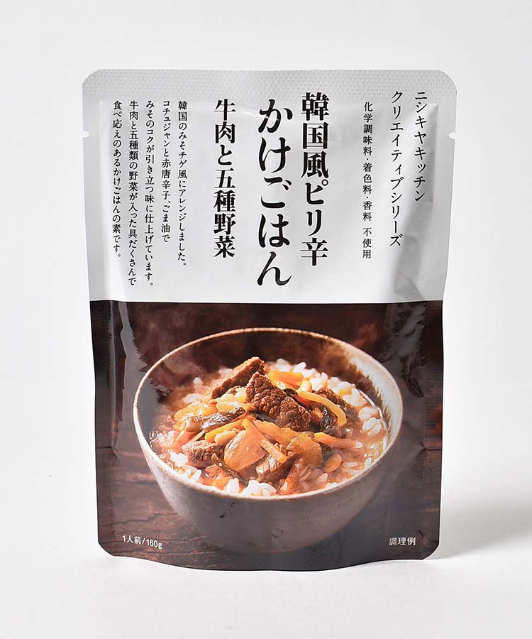 にしきや 韓国風ピリ辛かけごはん牛肉と五種野菜