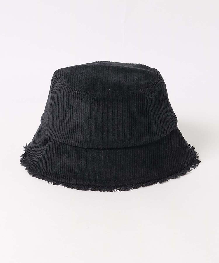 ≪OUTLET≫コーデュロイフリンジ付バケットハット