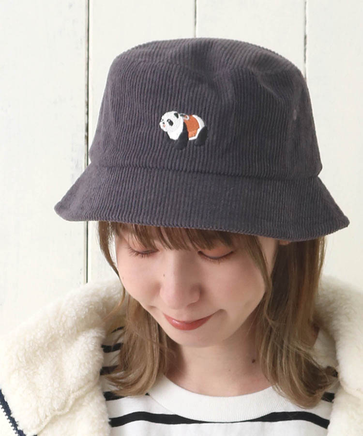≪OUTLET≫ノスタルジックランドコーデュロイバケットハット