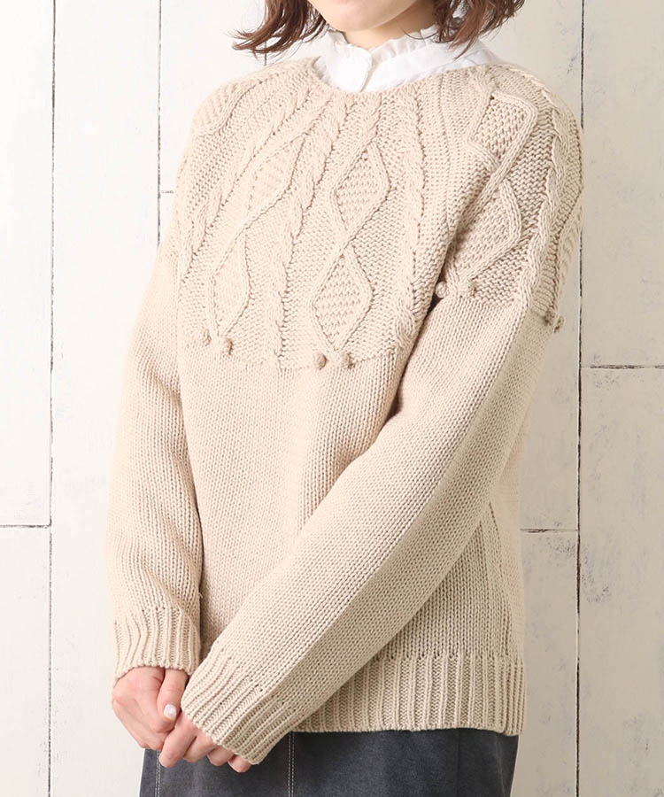 ≪OUTLET≫ノルディックプルオーバーニット