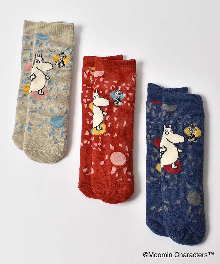 ≪OUTLET≫ミィ刺繍カラーサークルマシュマロホームソックス