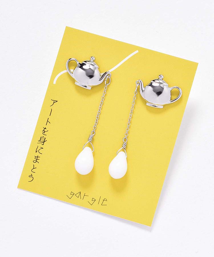≪OUTLET≫ティーポットピアス