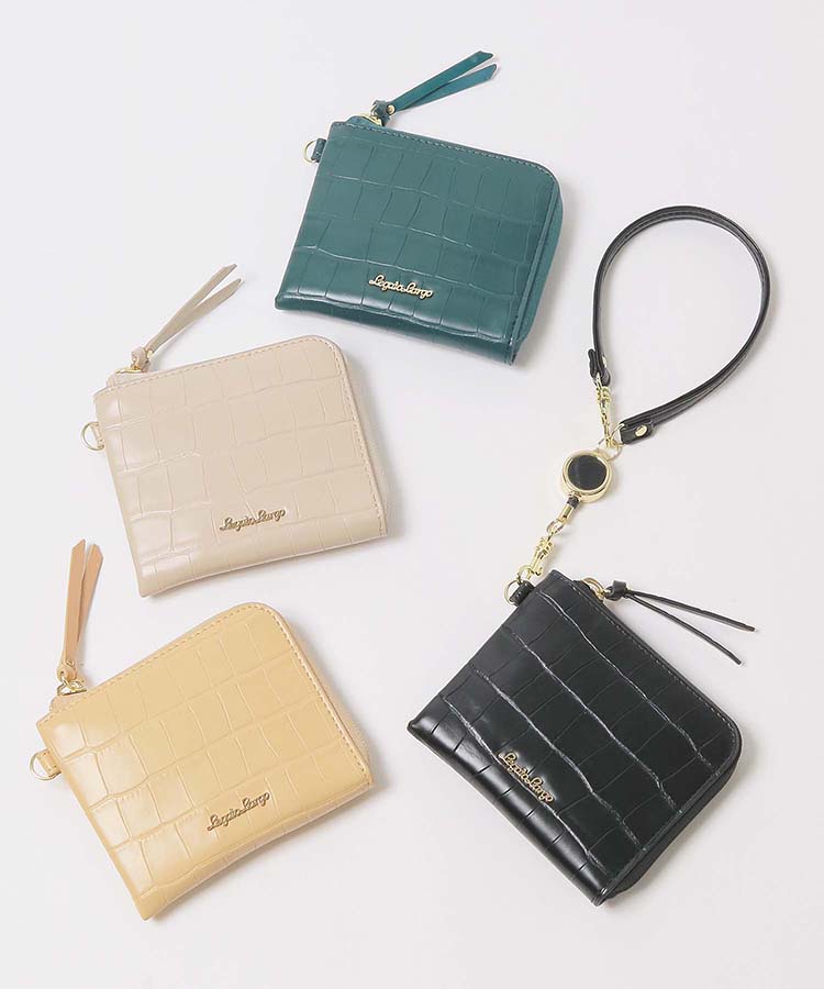 ≪SALE≫クロコフェイクレザーリール付マルチケース