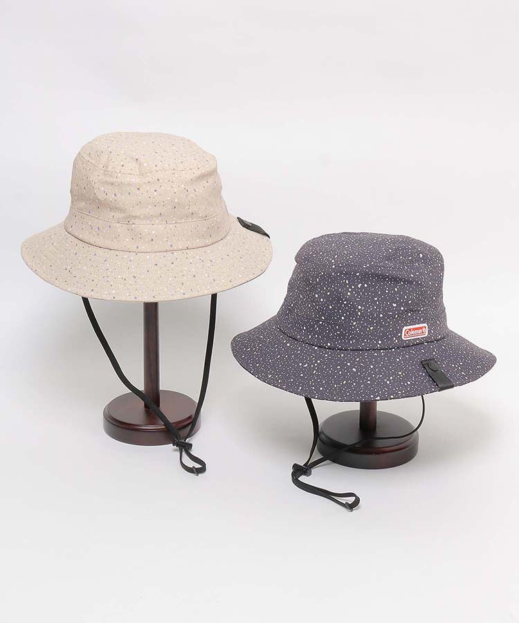 ≪SALE≫colemanひも付きプリントアドベンチャーハット