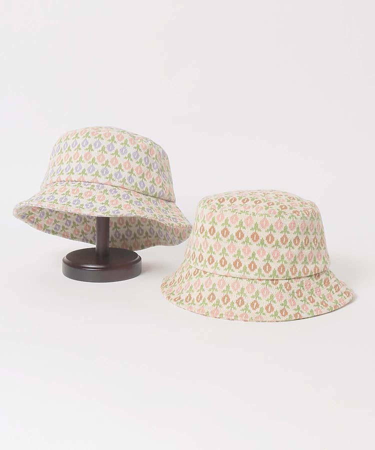 ≪SALE≫サマーニットフラワーバケットハット