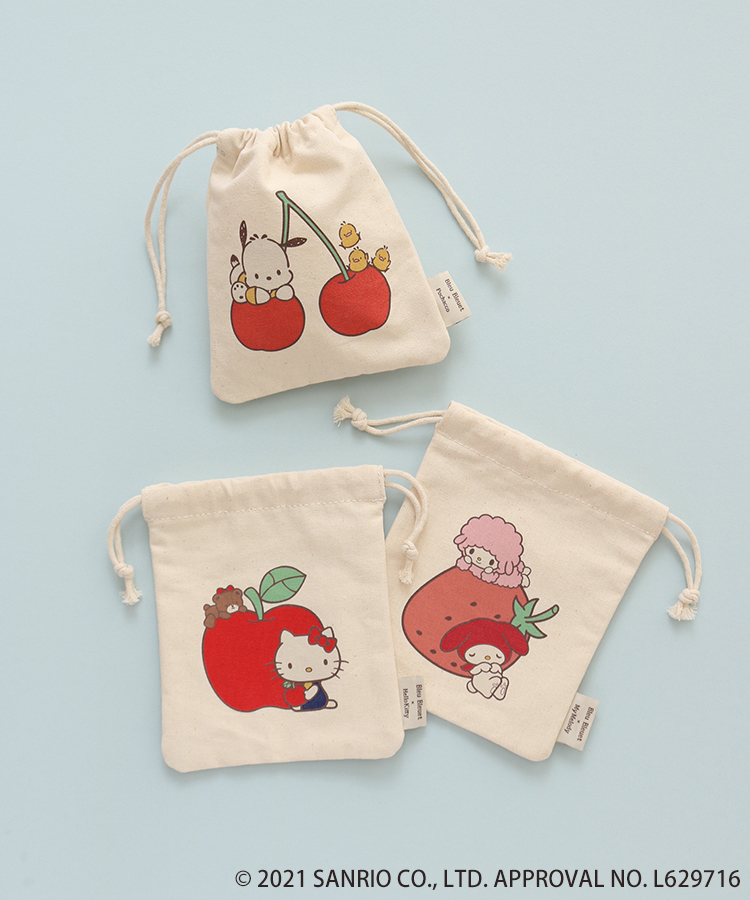 ≪SALE≫サンリオキャラクターズフルーツ巾着