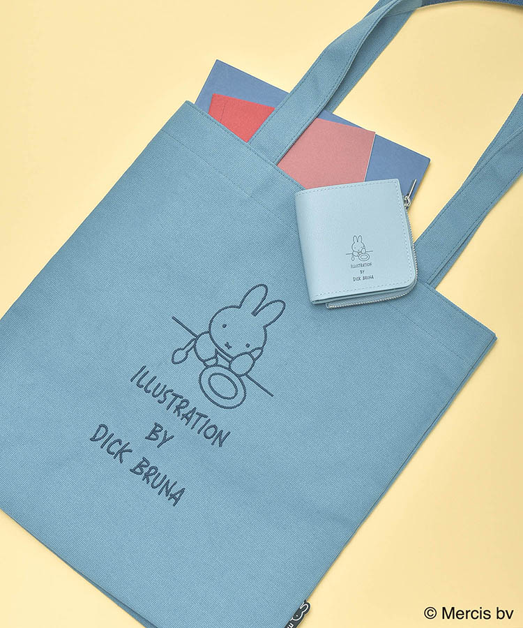 ミッフィーキャンバスロゴ刺繍トート