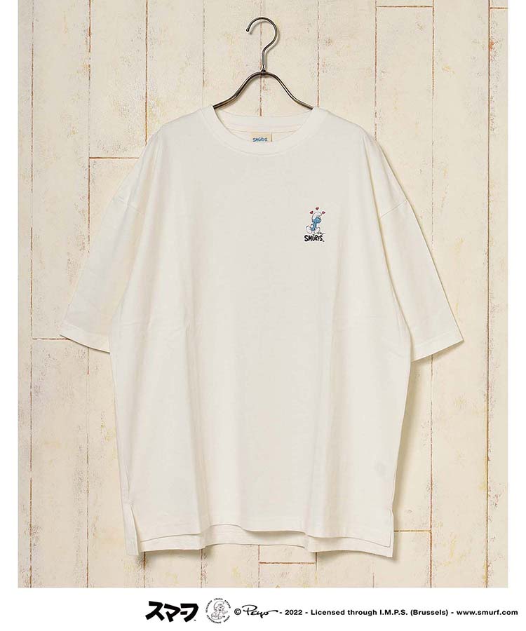≪OUTLET≫スマーフハートプリントTシャツ