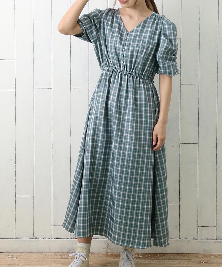 ≪SALE≫チェックワンピース