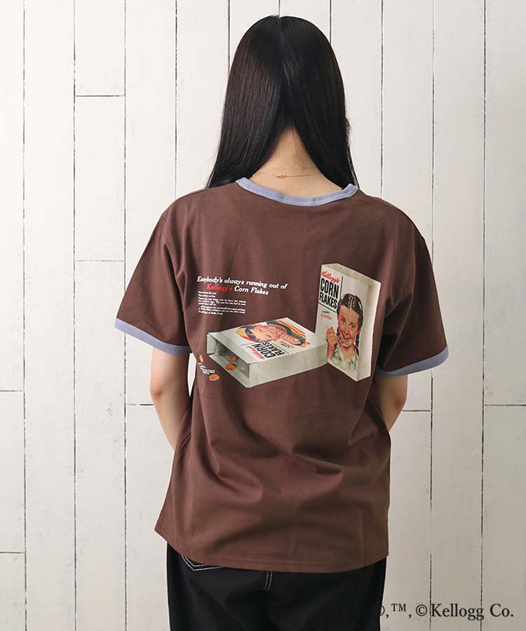 ≪OUTLET≫ケロッグリンガープリントTシャツ