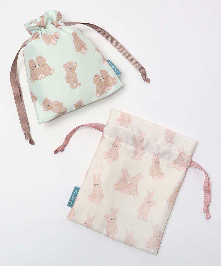 ≪SALE≫Twin bear rabbit巾着