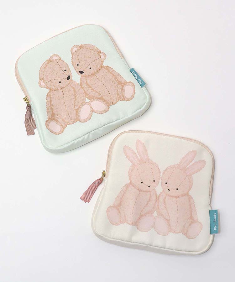≪SALE≫twin bear rabbitダイカットポーチ