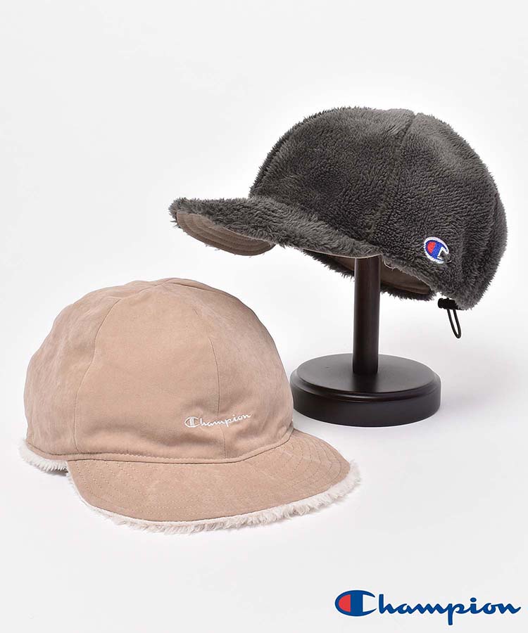 ≪SALE≫＜Champion＞ボアピーチスエードリバーキャスキャップ